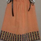3T Halloween dress with stripes and candycorn