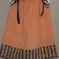 3T Halloween dress with stripes and candycorn