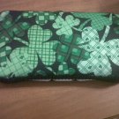 Irish shamrock themed wipes case