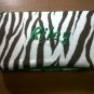 Brown zebra wipes case