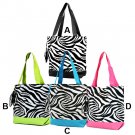 Zebra damask polka dots peace sign houndstooth canvas bags