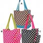 Zebra damask polka dots peace sign houndstooth canvas bags