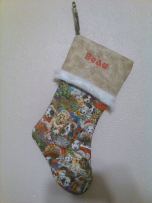 Custom Christmas stocking