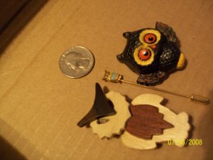 Owl Pins