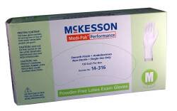Exam Glove Medi-Pak&acirc;�&cent; Performance NonSterile PowderFree Latex Smooth Ivory