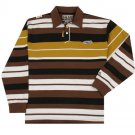 NEW Men's XL AKADEMIKS Long Sleeve POLO Rugby JERSEY LS