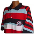 NEW Men's 2XL XXL AKADEMIKS Graffiti s/s STRIPED Polo