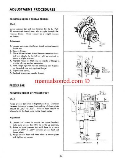 Singer 416 and 418 Stylist Sewing Machine Service And Repair Manual