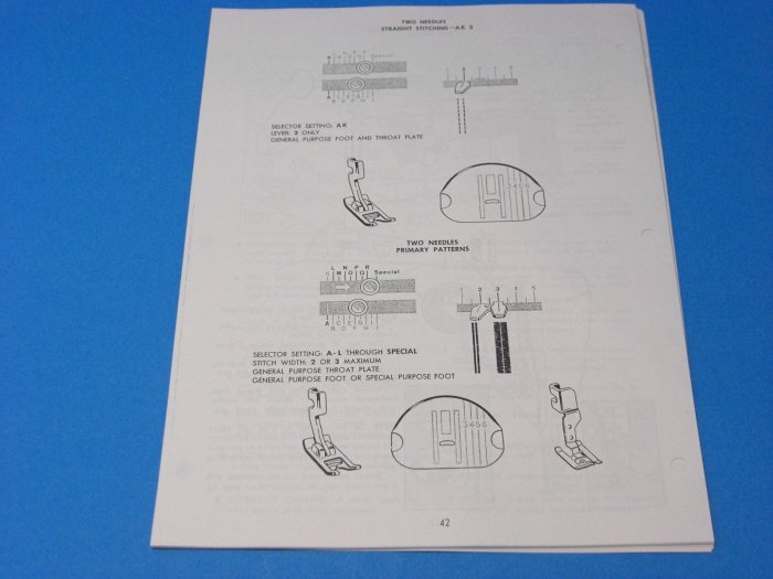 Singer Touch And Sew Deluxe Zig Zag 600 Sewing Machine Instruction Manual