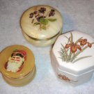 Trinket Boxes - Lot of 3
