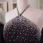 Darius Cordell #1020B - Black Evening Dresses | Halter Formal Gowns