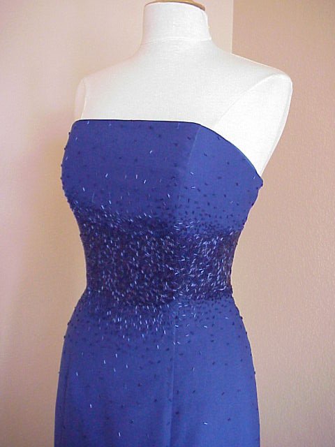 Darius Cordell Style #2009 Blue Plus Size Evening Dresses