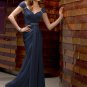 x #L114 Short Sleeve Evening Dresses