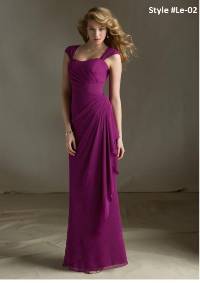x #LE-02 Formal Evening Wear w/ Straps