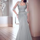 x #L79 Long Sleeve Mother of Bride Evening Dresses w/ Shrug Jacket
