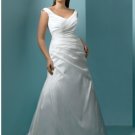 x #B2054 Satin Plus Size Bridal Gowns