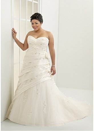 x #B2014 - Custom Plus Size Wedding Dresses