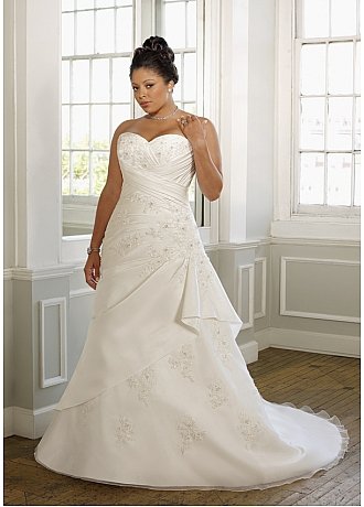 x #B2015 - Custom PLus Size Bridal Gowns
