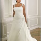 x #B2024 - Plus Size Bridal Gowns w Straps