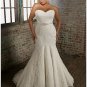 x #B2025 Lace Plus Size Bridal Gowns