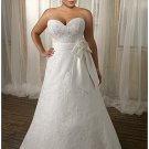 x #B2029 A-line Bridal Gowns for Plus Size Women