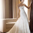 #BDW-007 x | Lace Wedding Gowns with Cathedral Length Train