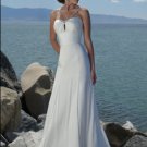 #BDW-008 x Beach Wedding Gowns, Outdoor Destination Wedding Dresses