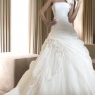 #BDW-053 x Ruched Wedding Gowns, Pick Up Bridal Dresses