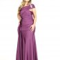 Darius Cordell Satin Plus Size Evening Dresses, Ruched Formal Wear