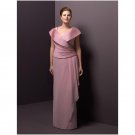 Darius Cordell - Portrait Collar Mother of Bride Dresses for Plus Size Women