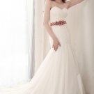 #Br834 x | Bridal Gowns with sash belt