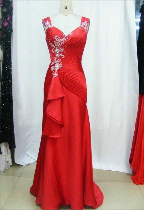 Darius Cordell Red Evening Dresses, Red Pageant Gowns