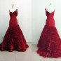 Darius Cordell Red Ball Gown, Red Formal Dresses