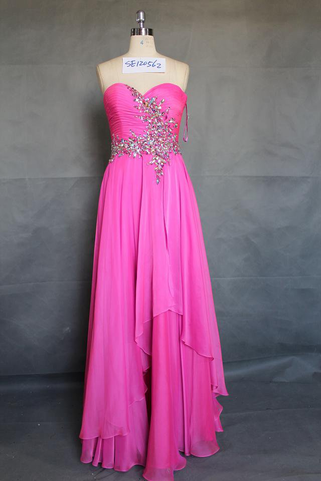 x - , Pink Evening Dresses, Pink Prom Dresses, Pageant Wear
