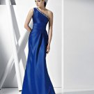 x - Blue Evening Dresses, One Shoulder Evening Gowns