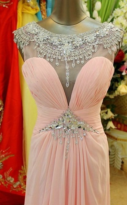 Darius Cordell Illusion Neckline Evening Dresses, Sleeveless Formal Gowns