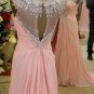 Darius Cordell Illusion Neckline Evening Dresses, Sleeveless Formal Gowns