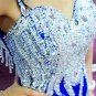 Darius Cordell Blue Pageant Dresses, Custom Pageant Gowns