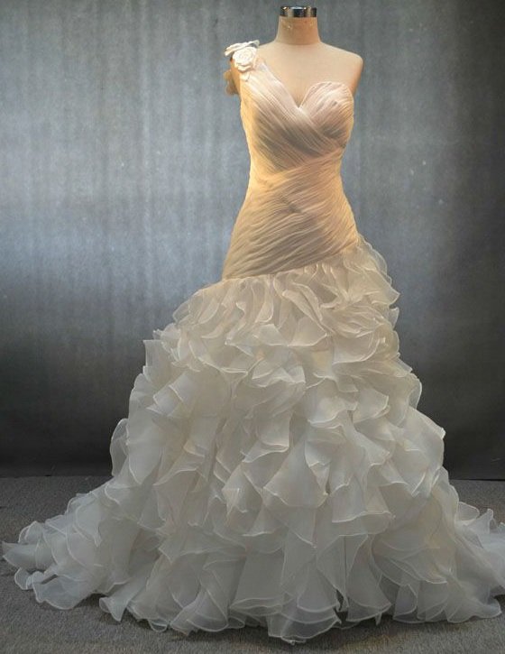 Darius Cordell Kd Nov030 One Shoulder Bridal Gowns Custom Wedding