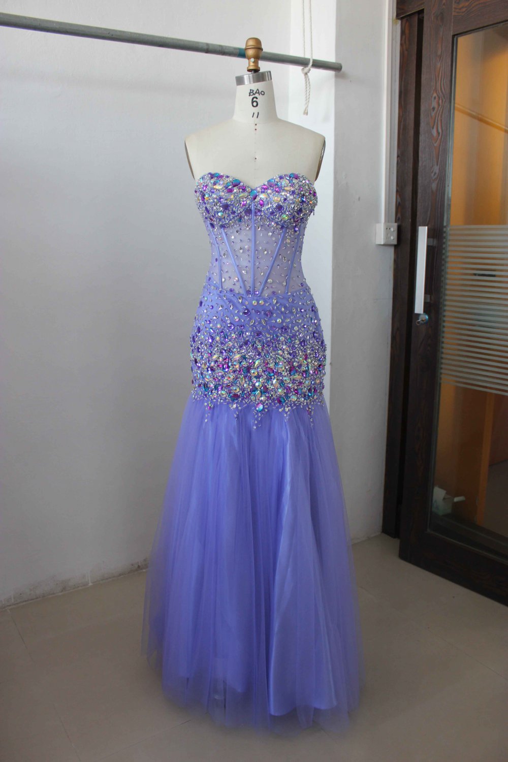 Darius Cordell DP #HK1348  Blue Prom Dresses, Corset Bodice Evening Gowns
