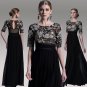 Darius Cordell #F30968 - Short Sleeve Black Lace Mother of Bride Gowns