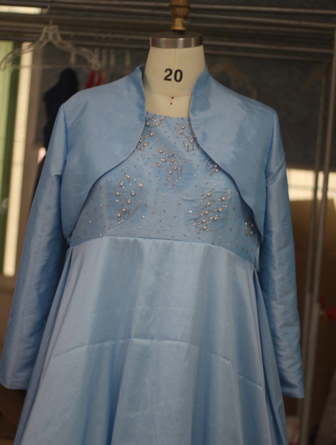 Darius Cordell  Plus Size Ball Gowns with Shrug Jacket