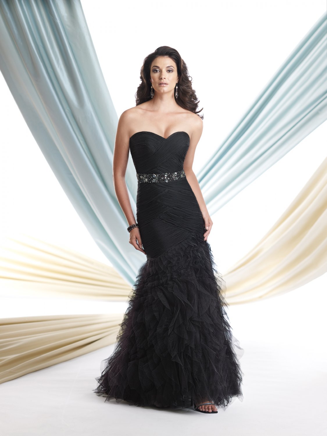 x - #JL113913 - Black Strapless Formal Dresses