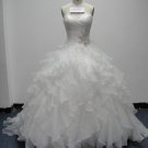 Darius Cordell #1466 - Ruffled Wedding Gowns w Strapless necklines