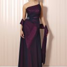 #LE058 One Shoulder Evening Gowns