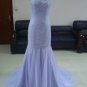 #LE1084 Light Purple Evening Dresses, Pastel Chiffon Formal Gowns