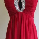 Style J522 - Red Chiffon Evening Dresses - Strapless Formal Dresses Style J522 - Red Chiffon Evening Dresses - Strapless Formal Dresses