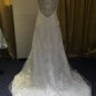 #2015AW - Embroidered Wedding Dress with Illusion Back