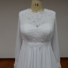 Darius Cordell Style 1429x Modest Plus Size Wedding Gown with Long Sleeves