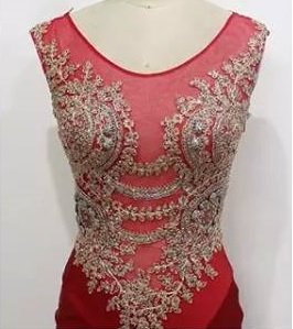 Red and Gold Evening Dresses - Darius Cordell